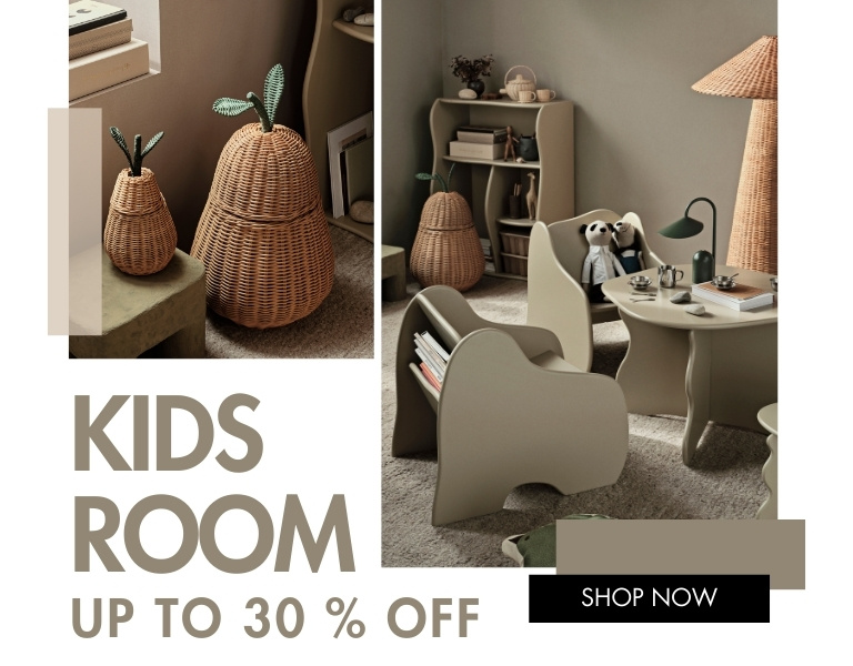 Ratan accessories in kids room